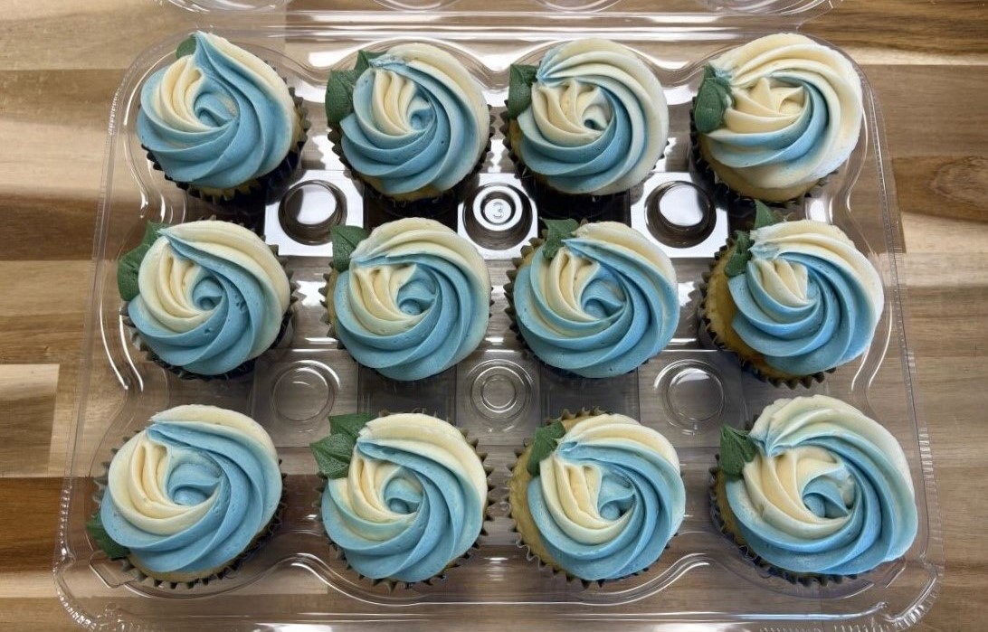 Gluten Free Multi-Color Cupcakes